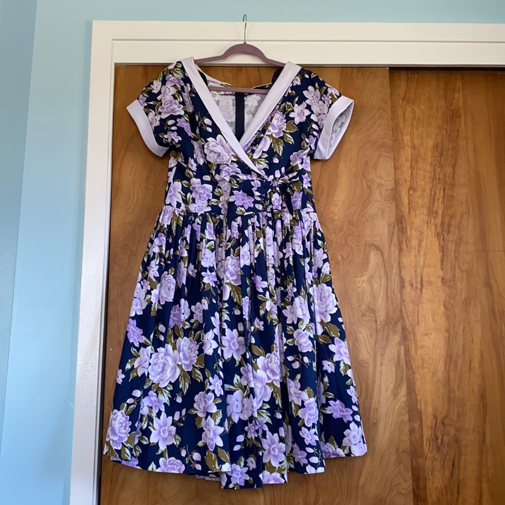 Unique Vintage Floral Dress